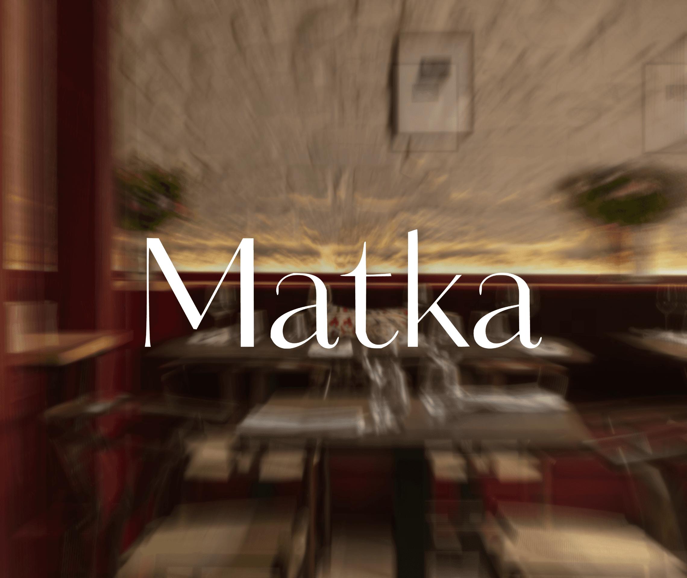 Site web du restaurant Matka