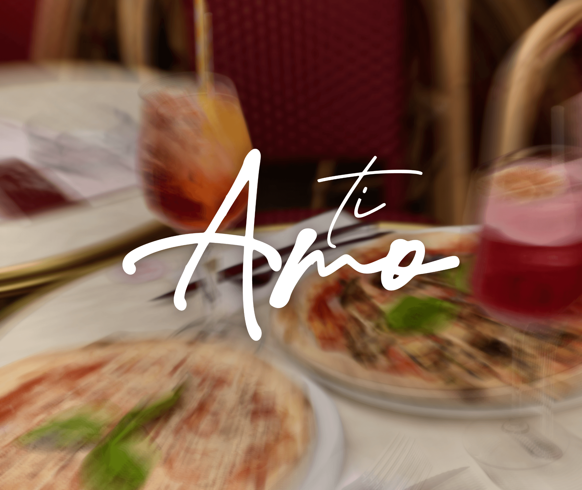 Site web du restaurant Ti Amo